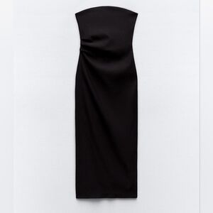 Strapless Midi Dress